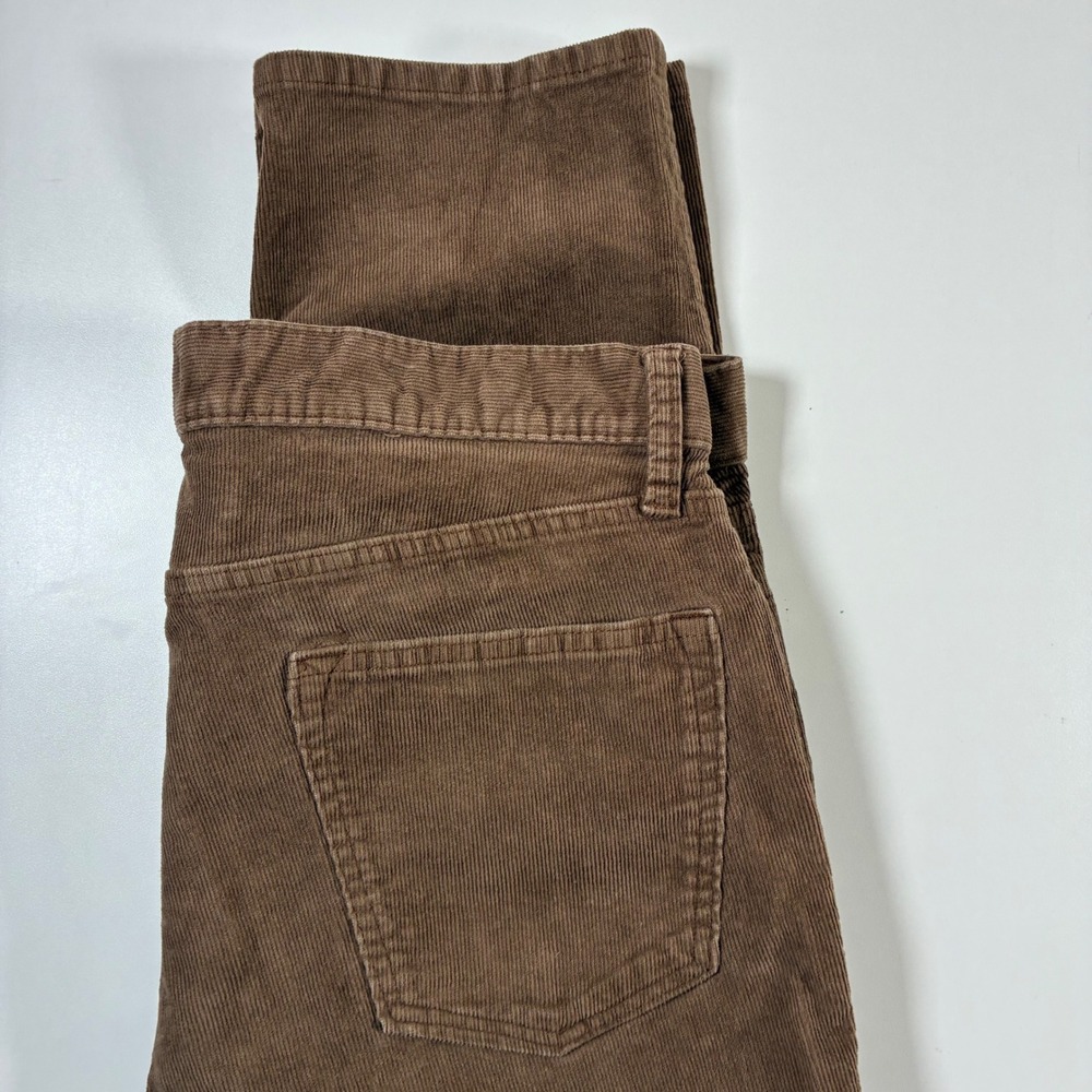 Old Navy Corduroy Pants 36x32 Brown Slim Built-In Flex Pinwale 5 Pocket